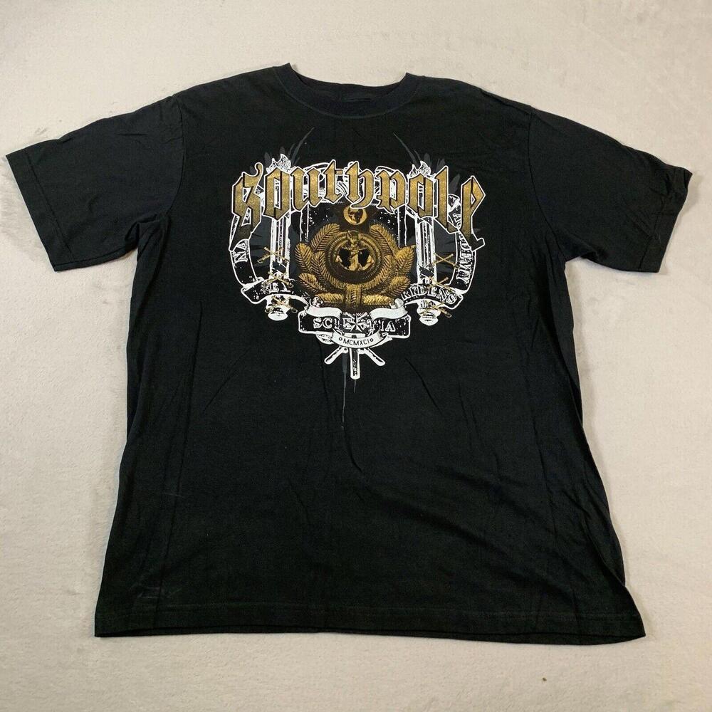 Vintage Y2K Southpole Affliction Styled Grunge Gothic Hip Hop T-Shirt Men’s‎ L